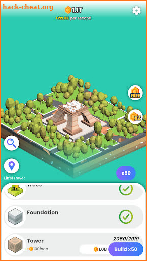 Idle Landmarks screenshot