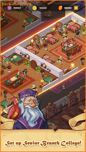 Idle Magic School - Wizard Simulator Game screenshot