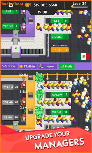 Idle Passport Tycoon screenshot