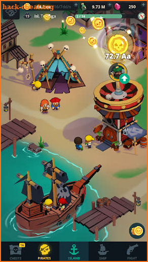 Idle Pirates: Sea Adventures and Business Tycoon screenshot