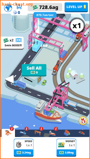 Idle Port Tycoon screenshot