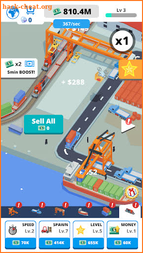 Idle Port Tycoon screenshot