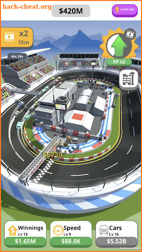 Idle Race Track screenshot