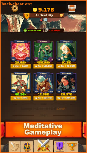 Idle Raids of the Dice Heroes screenshot