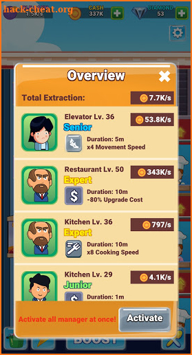 Idle Restaurant - Tycoon Simulator screenshot