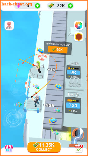 Idle Sea Fishing screenshot