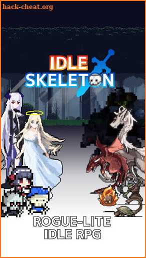 Idle Skeleton - Pixel RPG screenshot