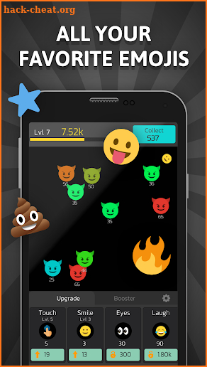 Idle Smiley - Emoji Bounce screenshot