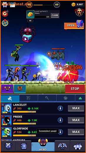 Idle Stickman Heroes: Monster Age screenshot