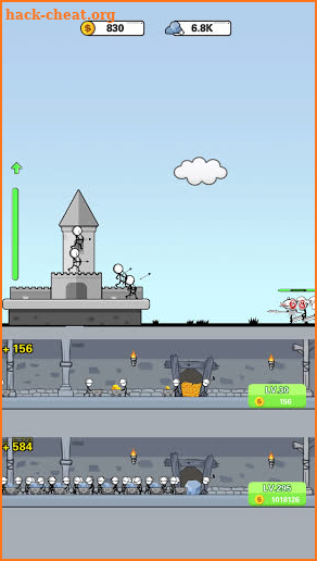 Idle Stickman War screenshot