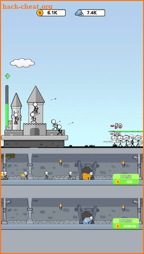 Idle Stickman War screenshot