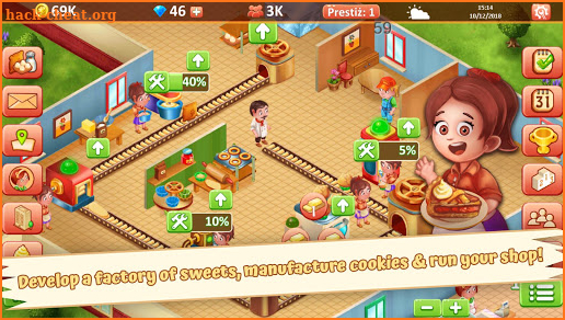 Idle Sweet Bakery - Cakes Factory screenshot