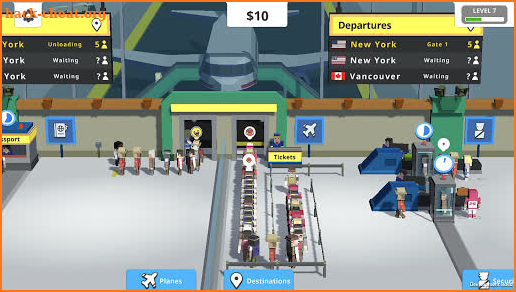 Idle Tap Airport screenshot