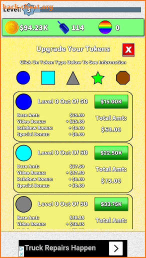 Idle Token Clicker screenshot