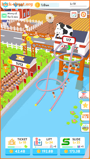 Idle Water Slide screenshot