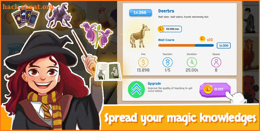 Idle Wizard School - Wizards Unite Together screenshot