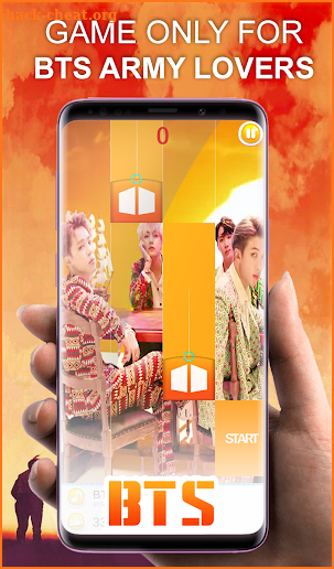 IDOL Piano BTS Tiles screenshot