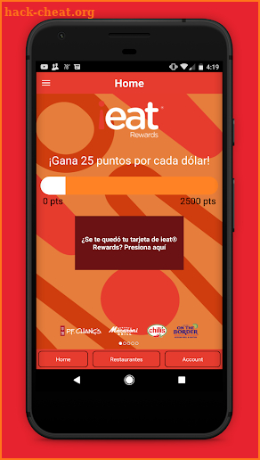 ieat® Rewards screenshot