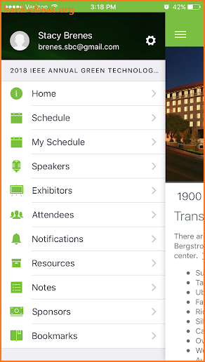 IEEE GreenTech Events screenshot