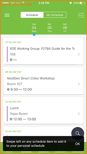 IEEE GreenTech Events screenshot