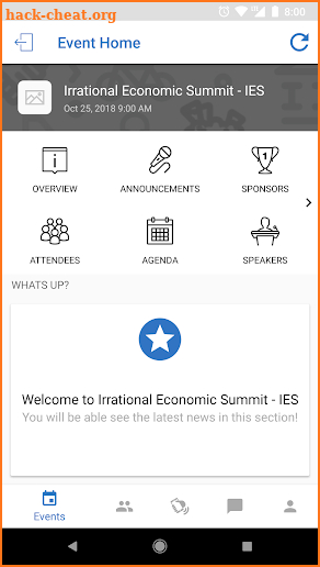 IES 2018 screenshot