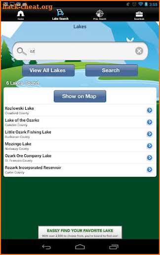 iFish Missouri screenshot