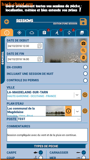 iFISH - Your fishing logbook screenshot