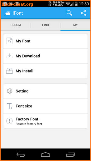 iFont(Expert of Fonts) screenshot