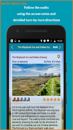 iFootpath UK Circular Walking Guides with GPS Map screenshot