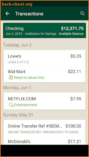 IFS goMobile Banking screenshot