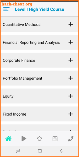 IFT High-Yield App for Level 1 CFA screenshot