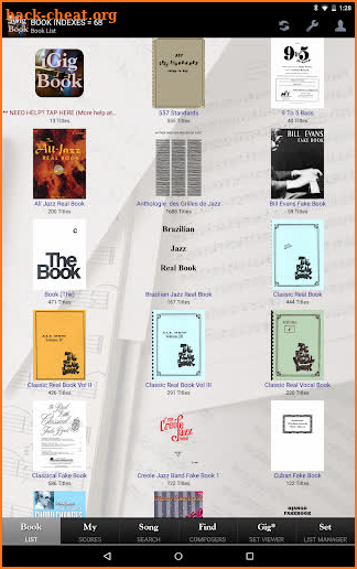 iGigBook Sheet Music Manager screenshot