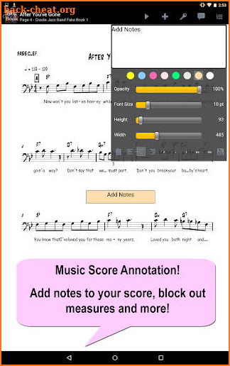 iGigBook Sheet Music Manager screenshot