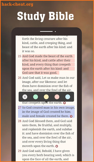 iGlows KJV Bible - Study King James Version +Audio screenshot