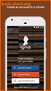 Ignis Wallet by Freewallet screenshot