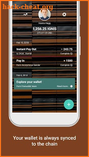 Ignis Wallet by Freewallet screenshot