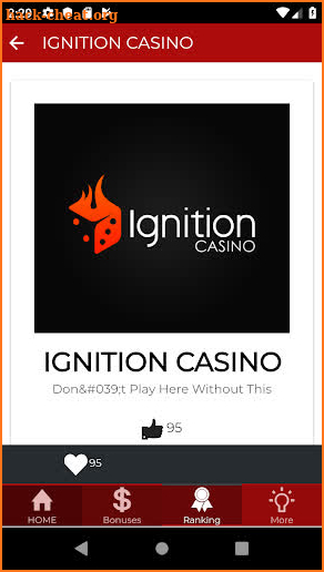 Ignition Best Poker Tips screenshot