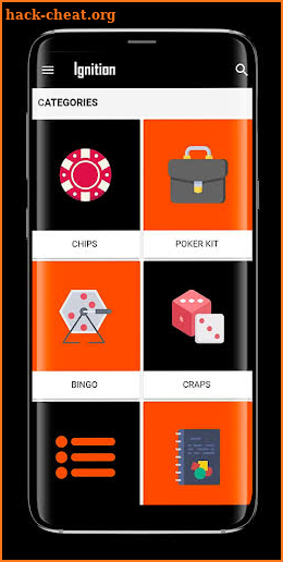 Ignition Mobile Poker Tools screenshot