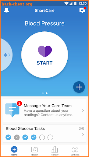 iHealth ShareCare Hypertension screenshot
