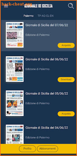 Il Giornale di Sicilia screenshot