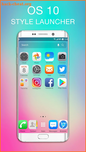 iLauncher OS10-Phone8 style screenshot