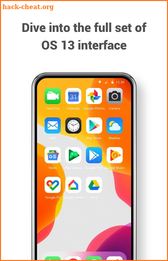 iLauncher - OS13 launcher for android screenshot