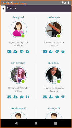 ilk arkadaşlık sitesi arkadaş ara bul screenshot