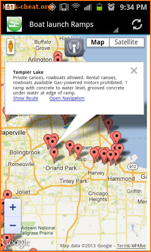 Illinois Boat ramps screenshot