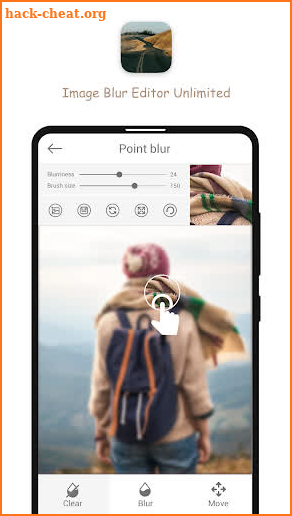 Image Blur Editor Unlimited screenshot