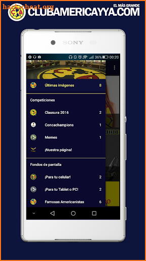 Imágenes América Y Ya screenshot