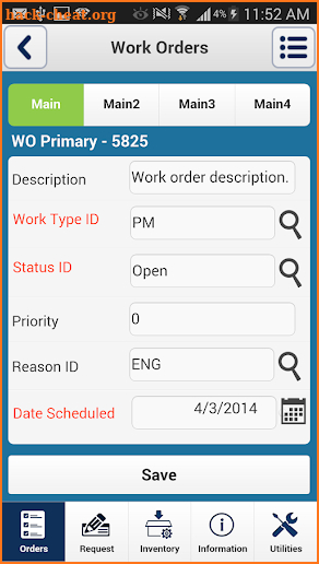 iMaint Mobile 4.0 for Android screenshot