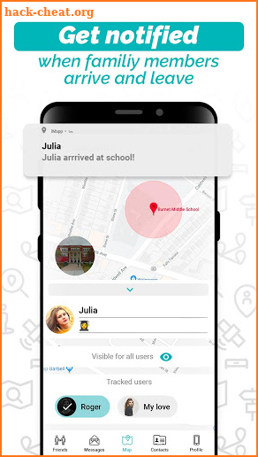 iMapp - find my friends, cell phone locator screenshot
