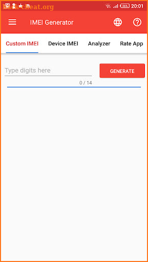 IMEI Generator screenshot