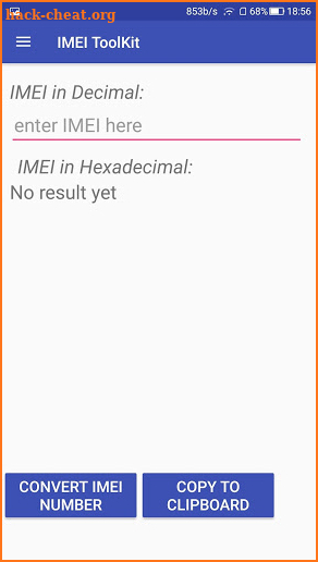 IMEI ToolKit screenshot